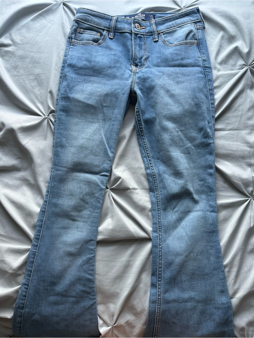 Hollister Light Blue Flared Jeans
